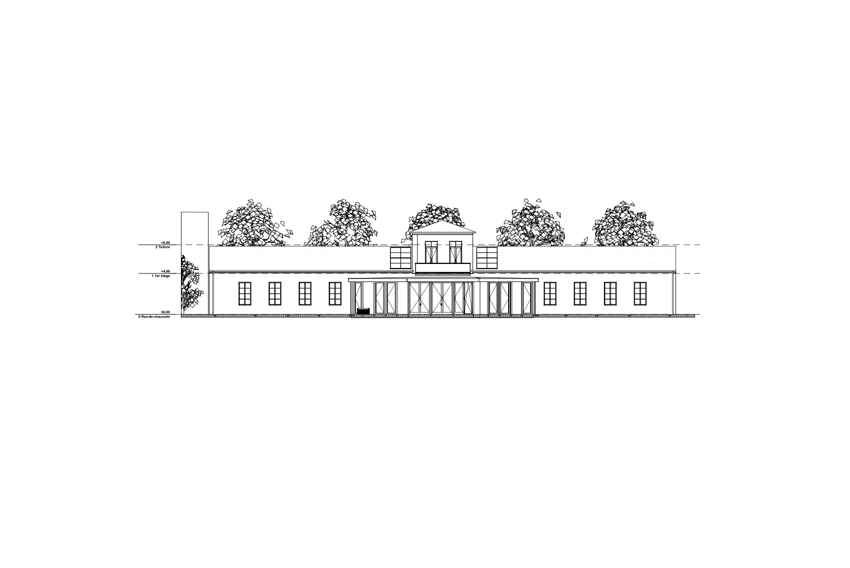Maquette 3D vue du haut Projet Eyquems à Bordeaux