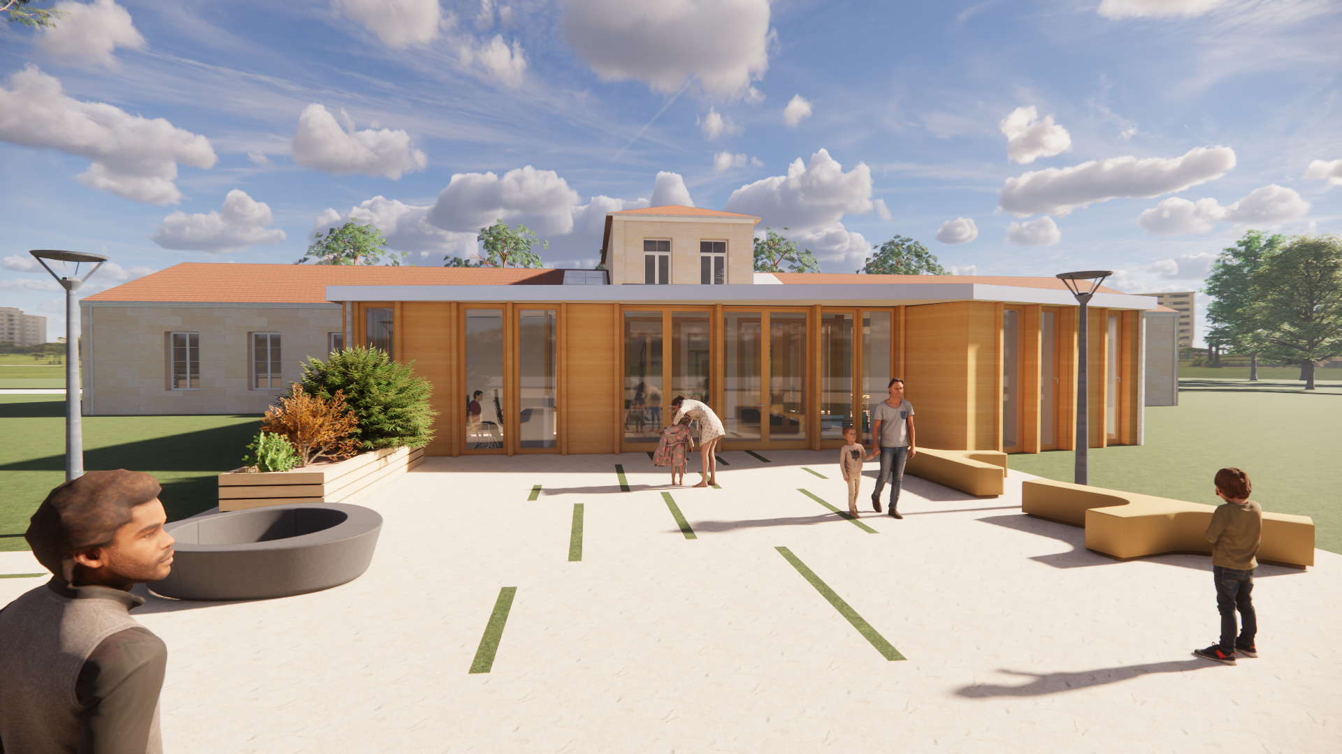 Vue 3D Projet Eyquems à Bordeaux